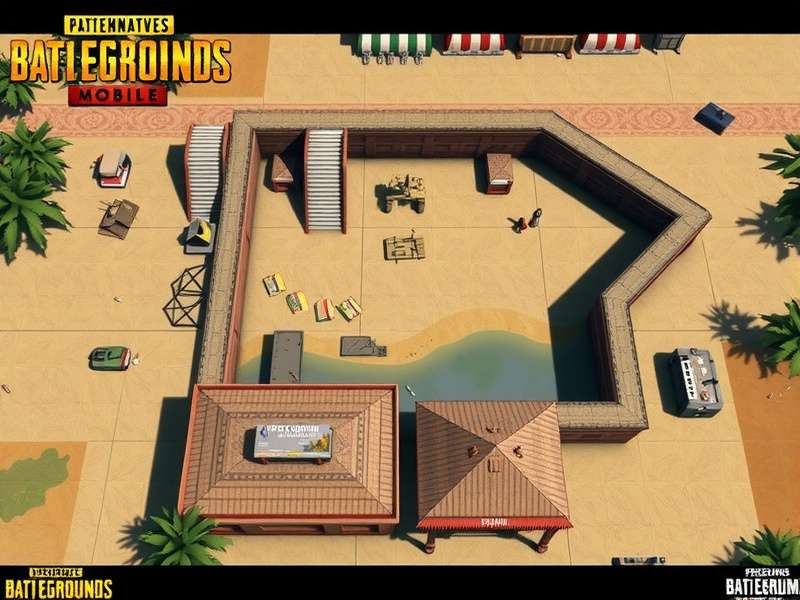 Concept art of future PUBG Mobile Team Deathmatch map based on Indian market